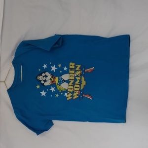 Blue wonder woman shirt
